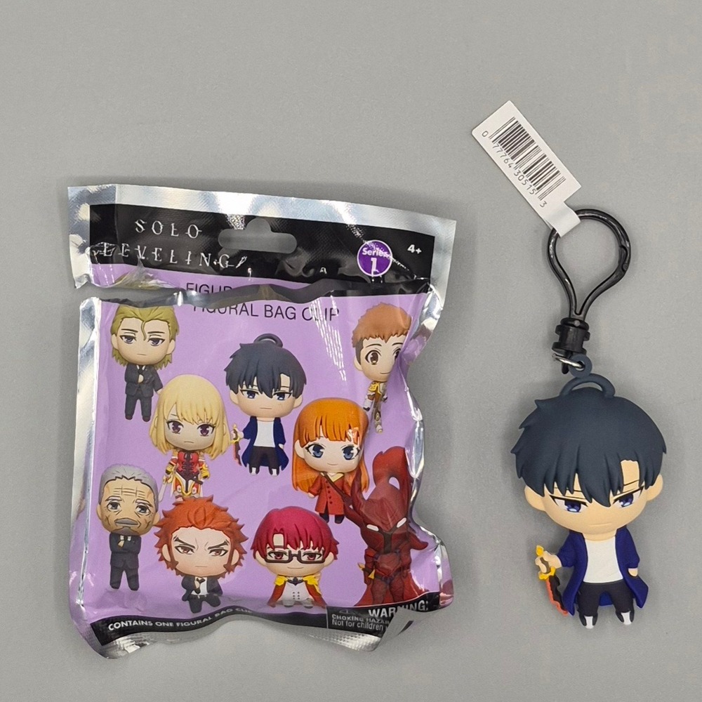 Solo Leveling Series 1 Sung Jinwoo 3D Figural Bag Clip Keychain Monogram 30515